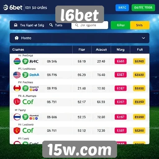 Comparativo de odds no l6bet